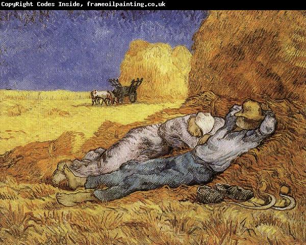 Vincent Van Gogh The Siesta